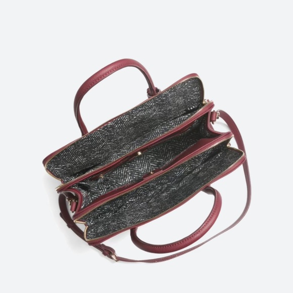 Oriana Double Zip Work Satchel - Picture 3 of 6